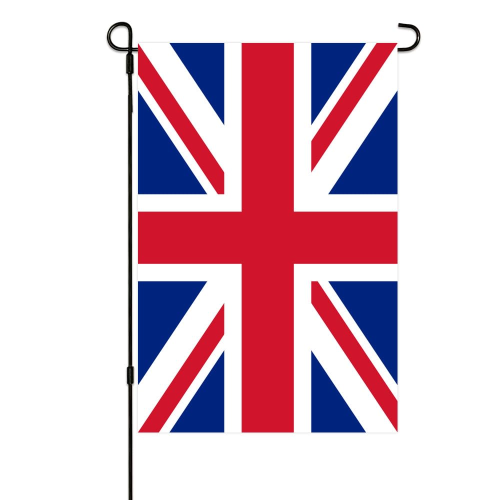 British Flag Small Mini Union Jack UK Garden Flags 12x18 Double Sided Weather Resistant Yard Flags for Outdoor Decor (Italy) โ image 1