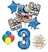 Mayflower Products The Ultimate Thomas the Train Engine 3rd Birthday Party Supplies and Balloon Decorations