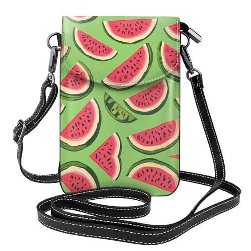 Sac à bandoulière en cuir pastèque pour illuminer vos journées de joie