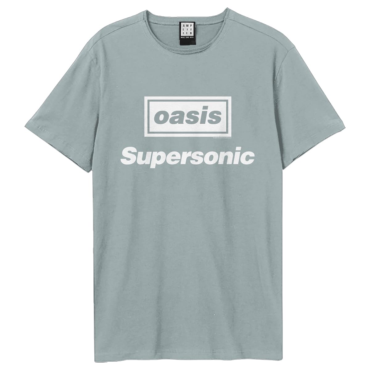 Amplified Men's Strange Blue Unisex Adult Supersonic Oasis T-Shirt (L) (Strange Blue)