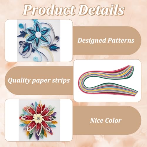 Filigranas de papel para regalar un kit de tarjetas de felicitacion de flores para adultos 3
