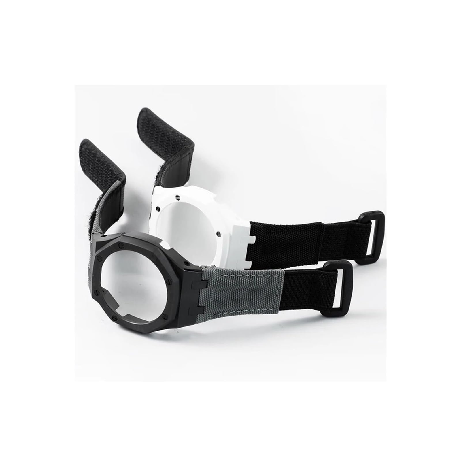 Cinturino adatto for Casio GSHOCK GA2100 GA2110 GA-B2100 | Kit custodia in ceramica con in nylon/gomma fluorurata