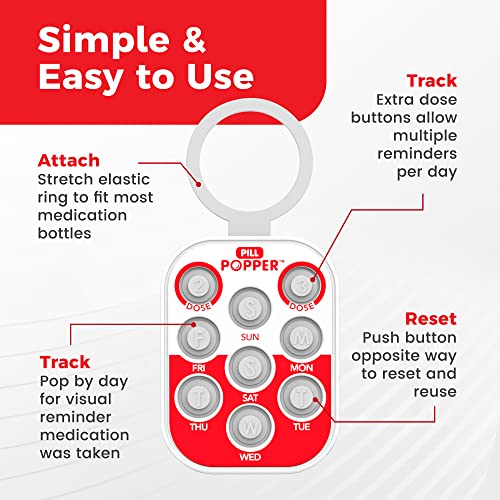 Easy To Use Products 0077X Pill Popper Medication Tracker thumb #3
