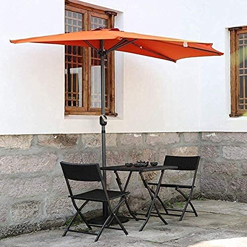 Sombrilla para el sol de 9 pies con manivela para proteger tu terraza 2