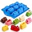 1 pcs 8 avity train cake mold-random color