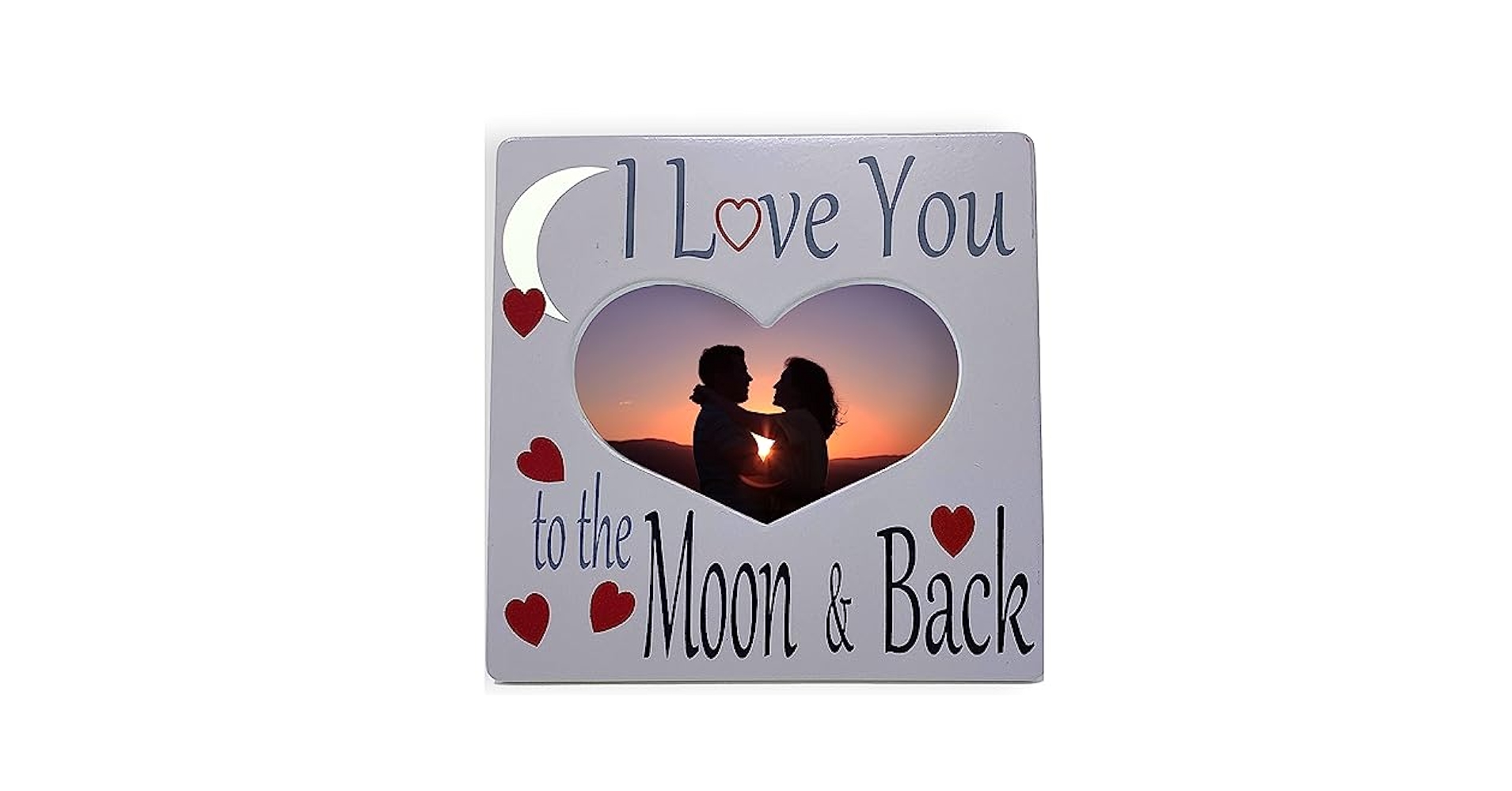 アートフレーム I LOVE YOU TO THE MOON AND BACK Amazon.com - BANBERRY DESIGNS Photo Frame I Love You To the
