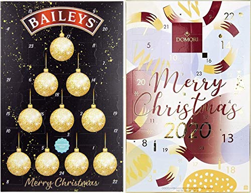 Calendario de Adviento para él y para ella, colección Baileys Chocolate Trufas & Domori Italian Chocolate