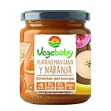 Alérgenos: No contiene Vegebaby, Potito de fruta para bebé (Plátano, manzana y naranja) - 8 de 190 gr. (Total 1520 gr.)