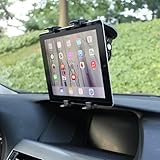 360 Degree Rotatable Windshield Car Mount Window Tablet Holder for Samsung Galaxy Tab S 10.5, 8.4 - Galaxy Tab A, Tab S2 8.0, 9.7 - Galaxy Tab 4 7.0, 8.0, 10.1 SM-T530 - Tab PRO 10.1 SM-T520 -  DNRPrime