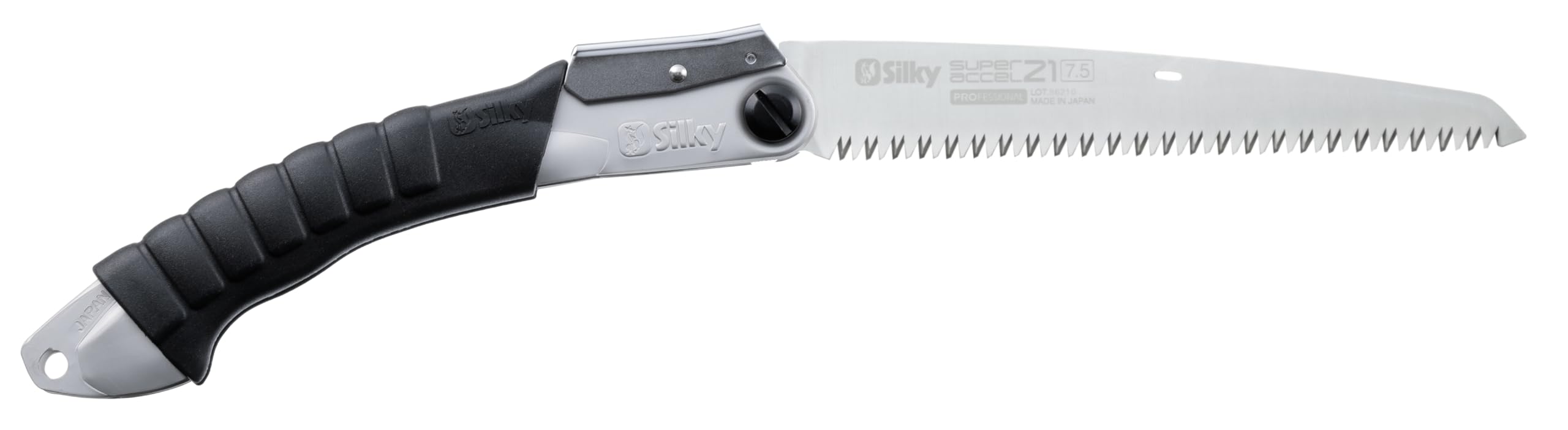 Set de jardinería Silky/Okatsune: tijeras Okatsune 103 y sierra plegable Silky Super Accel 210 mm (7,5 dientes/pulgada) con funda para cinturón. Precisión japonesa y cortes limpios.