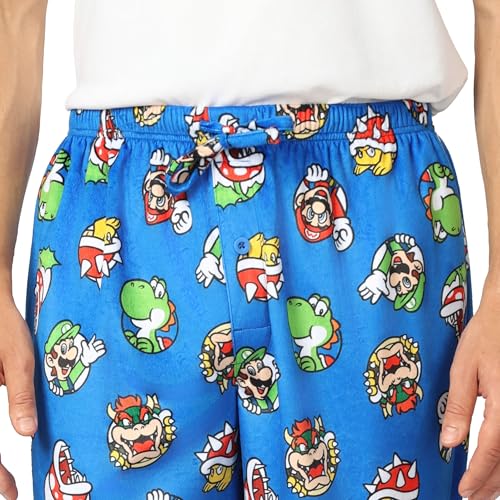 Nintendo mens Pajama Pants, Lounge Bottoms With Drawstring, Ultra-soft & Comfortable4