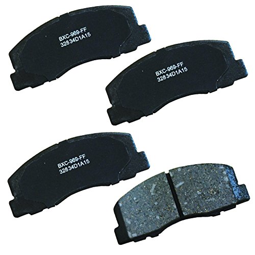Image of Bendix Premium SBC328 Ceramic Front Brake Pads for Select Models Coda Sedan, Dodge GTX, Colt, Eagle Summit, Vista, Mitsubishi Cordia, Galant, Mirage, Tredia, Plymouth Colt