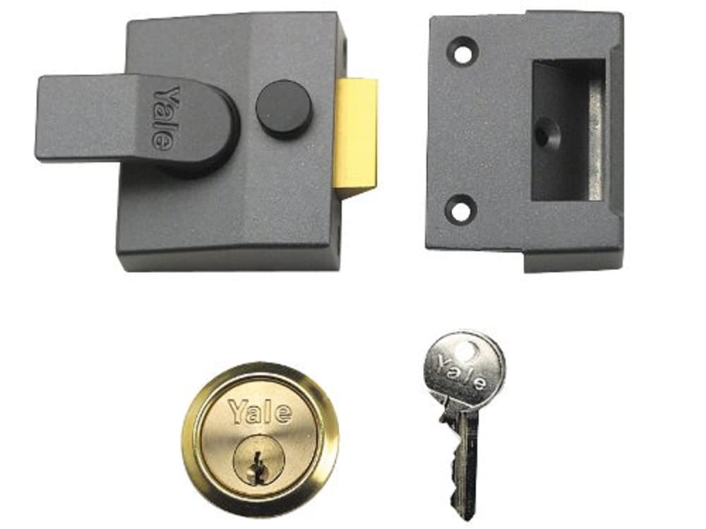 Yale Locks 630085001162 85 Deadlocking Nightlatch 40Mm Backset Chrome Finish Box 5010608992374