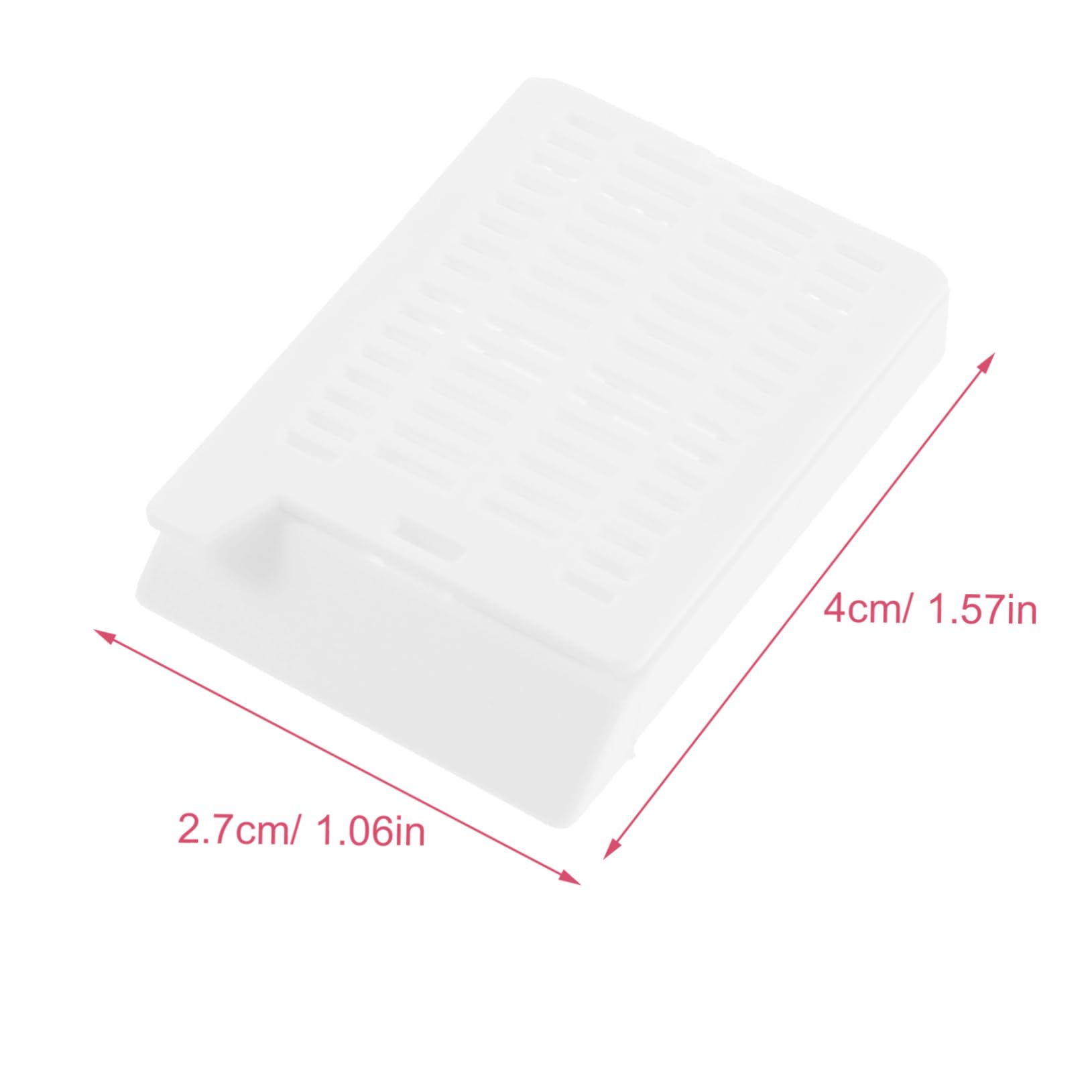 PartyKindom Scientific Cassette Set 200 Pcs Tissue Embedding Cassette Square Hole Cover Lids Histology Supply - Image 2