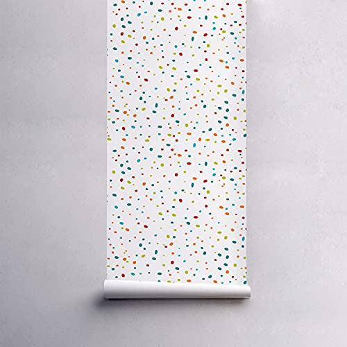 Papier peint points Coloray 250x104cm pour décoration de meuble de chambre - 5