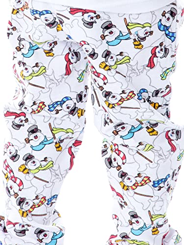 Frosty the Snowman Frosty Bunch Holiday Cotton Pajama Set, White, 5T4
