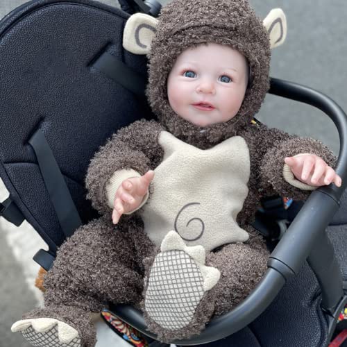 Lonian 22 Inch 55 cm Reborn Dolls�_��V���J�Q���r�j��Reborn Baby Dolls���A���V���j�̎q�̂ʂ������Real Baby Reborn�Ԃ����̂�������