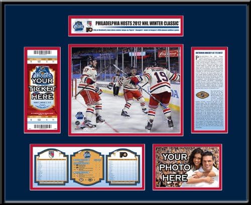 NHL New York Rangers 2012 NHL Winter Classic Ticket Frame