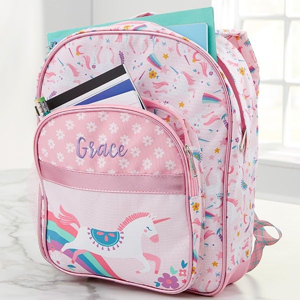 Personalization Universe Unicorn Embroidered Classic Backpack by Stephen Joseph…3
