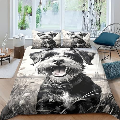 Parure de lit Terrier avec housse de couette et taies d'oreiller - 2