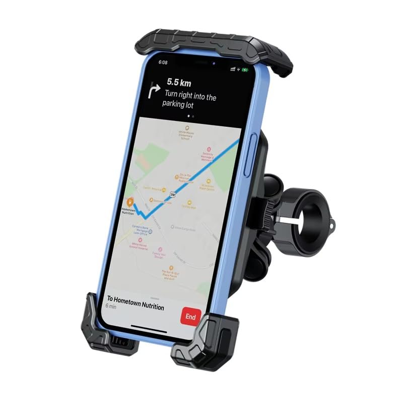 Yellowfin Pro Y Grip Bike Mobile Holder Mount with PRO Plus Vibration Damper | Waterproof Universal Phone Mount for Motorcycle, Scooter & Bicycle | Anti-Vibration, 360° Rotation, Fits 4.0–7.0" Phones-image-28