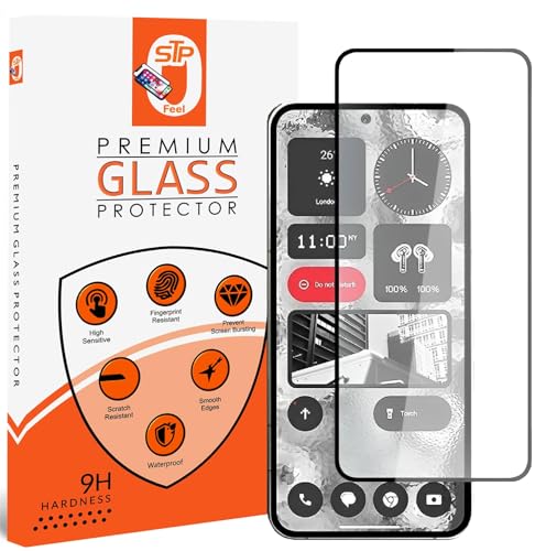 Image of STP FEEL Premium Tempered Glass Screen Protector Guard Compatible For Nothing CMF Phone 1 (6.7 Inch, Pack of 1) | Edge to Edge Coverage With Easy to installation kit for Smartphone