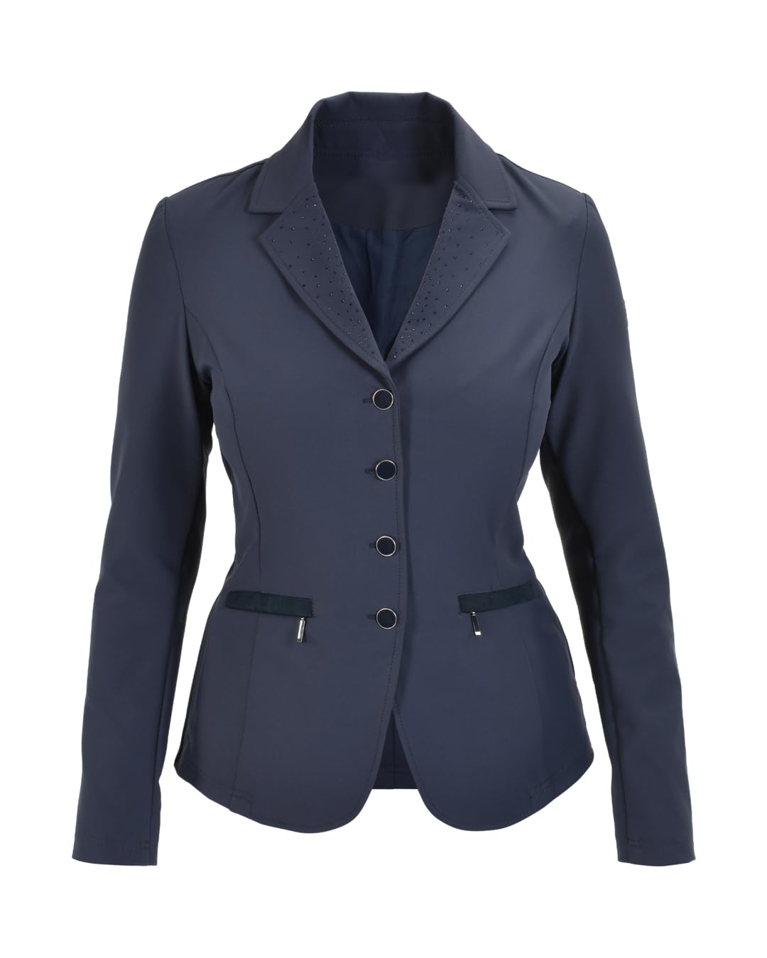 Equiva Damen Turnierjacket Frankfurt, Elegantes Reitsakko mit taillierter Passform, atmungsaktiv und bewegungsfreundlich, ideal für Turnier und Wettkampf