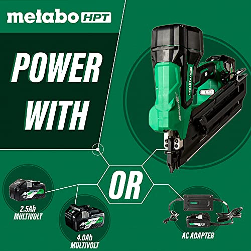 Metabo Hpt 36V Multivolt Cordless Paper Strip Framing Nailer | Includes Battery And Charger | Nr3690Dc #TOP5