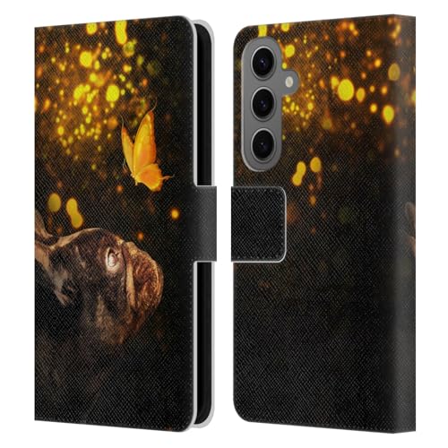 Étui portefeuille Galaxy S25 Klaudia Senator design Bulldog