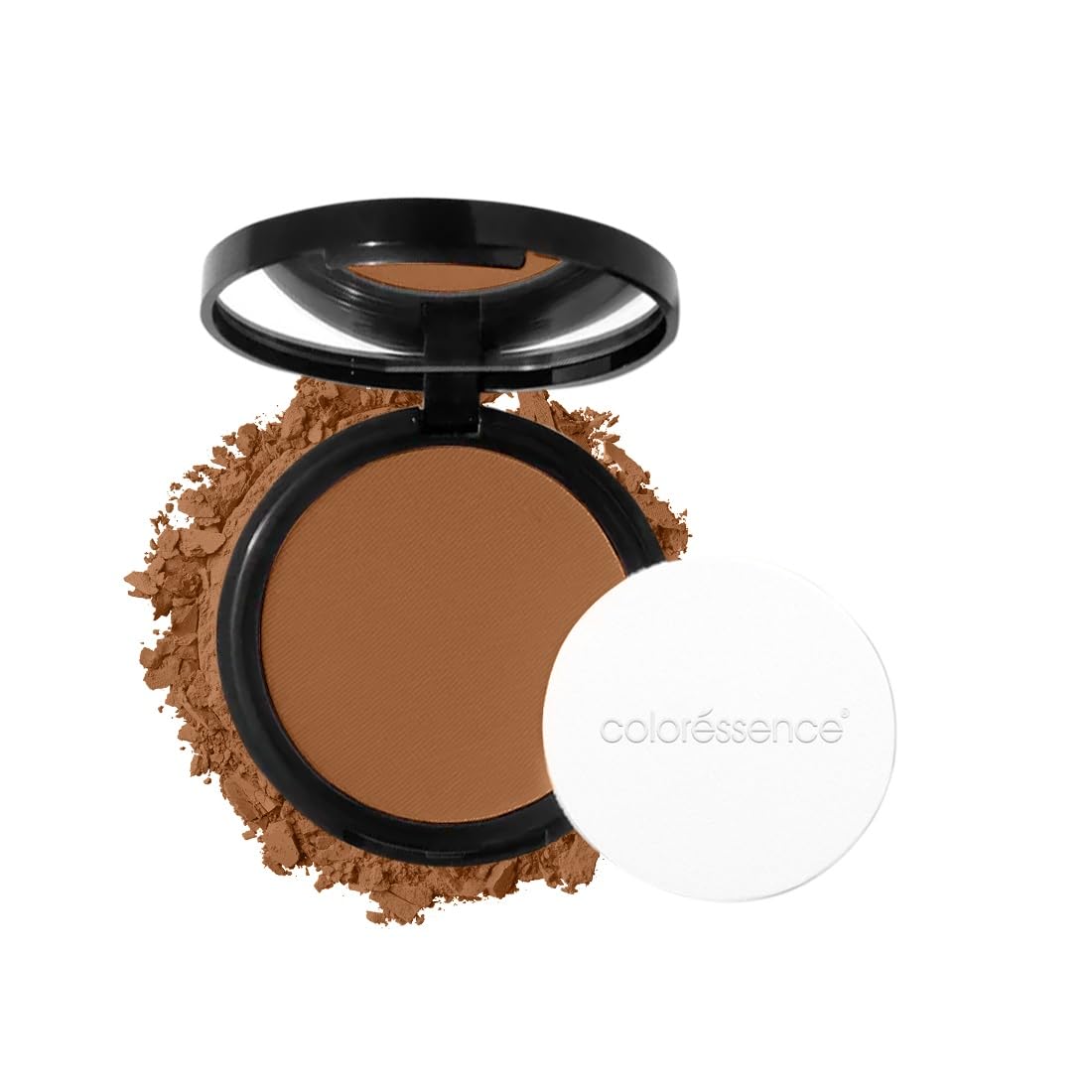 Coloressence Matte Bronzer Contour Powder, Brown, 10gm | Long Lasting | Matte Finish | Oil Control | Rich Pigment | For All Indian Skin Tones