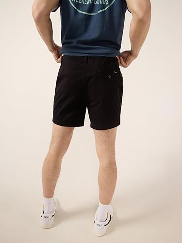 Miniatura 3 de Chubbies Pantalones cortos chinos para hombre de 5.5 pulgadas, pantalones cortos casuales con cintura elástica, bolsillos laterales y traseros,