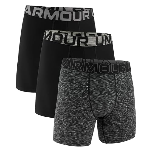 Image of Under Armour Men's Performance Tech Boxerjock Brief Underwear, 6 inch Inseam, All-Day Comfort & Ultra-Soft, 3-Pack