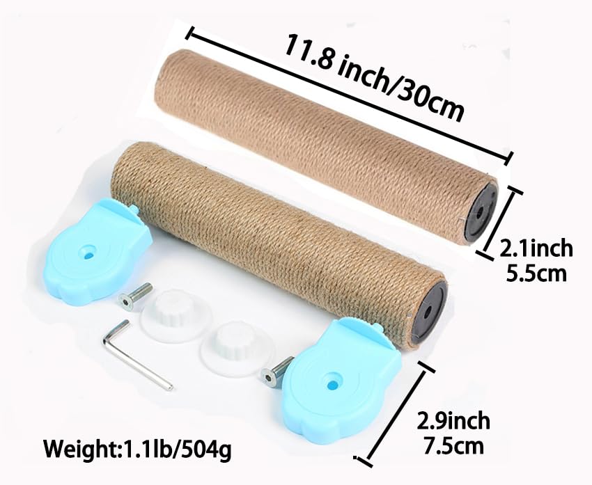 Image of 2pcs 11.7x2.1inch Parrot Sisal Peach Cage Peach for Regular to Large Size Bird