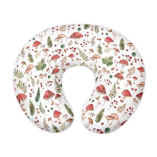 Hudotybom Nursing Pillow Cover Mushroom Breastfeeding Pillow Slipcover for Baby Nursing Pillow Cover Cuddle Pillow Slipcover Soft Nursing Pillow Protective Baby Feeding Baby Essentials