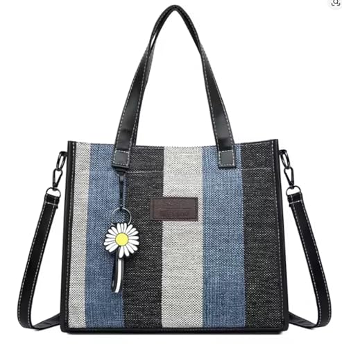 Large Capacity Casual Messenger Shoulder Bag for Women, Solid Color