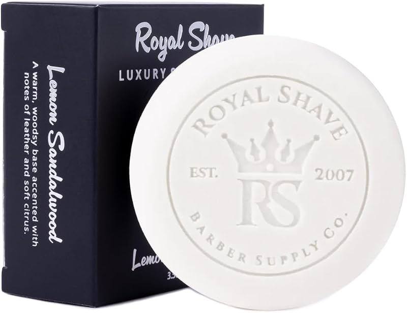 Royal Shave Sabonete de Barbear em Disco Lemon Sandalwood, Refil