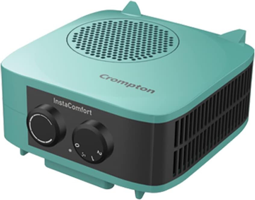 Insta Comfort Heater 2000 Watts Heat Convector with Adjustable Thermostats, Hybrid Cyan, Standard