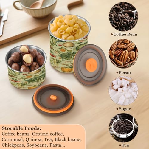 Envase para café hermético en acero inoxidable 500 ml miniatura 5
