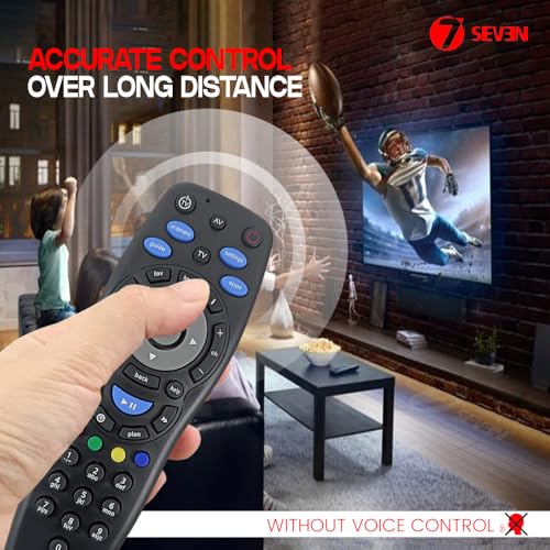 Image of 7SEVEN Compatible Tatasky Remote Control with Recording Key Compatible for tata Sky Set top Box Remote SD HD HD+ 4K dth Remote Control