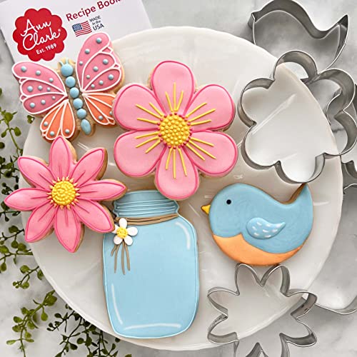 Mother's Day Flower Garden Cookie Cutters 5-Pc Set Made in USA by Ann Clark,...