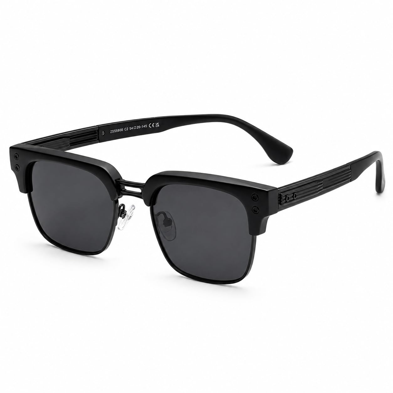 Buy OPTIVANA ZX-98560 Unisex Sunglasses | Square Black Frame for