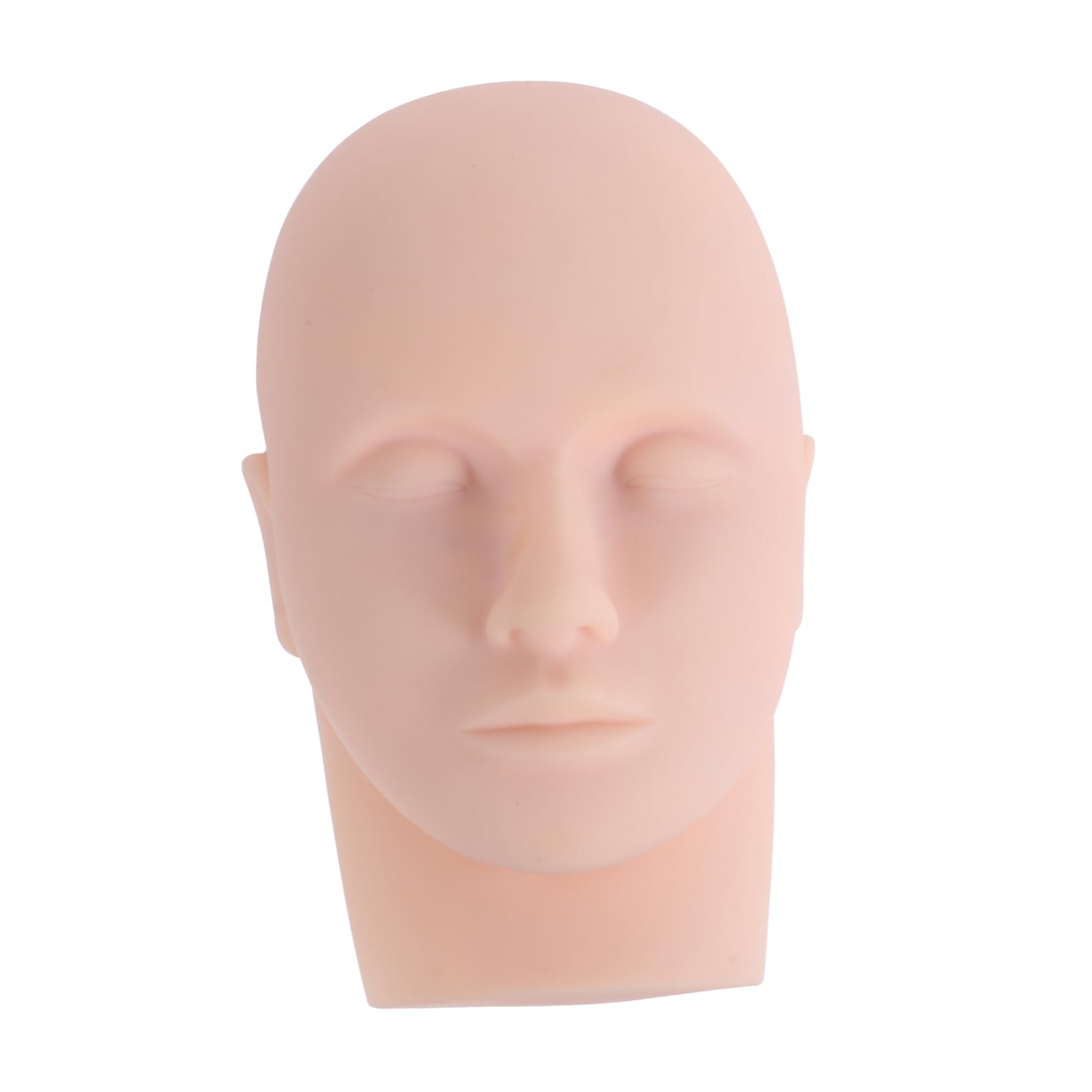 Trainingsmannequinkopf aus Silikon für Make Up und Wimpernübungen