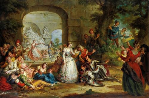 Poster Roland et le mariage d'Angélique Coypel pour habiller un grand mur vide