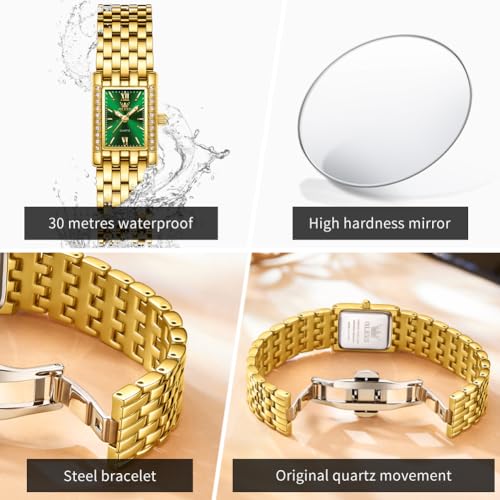 Image of OLEVS Women Watches Diamond Fashion Dress Elegant with Date Ladies Watch | Original Import Dress Gift,Diamond,Easy to Read Chronograph women's Watch