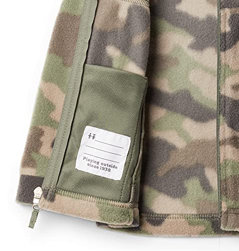 Columbia Boys' Big Zing Iii Fleece Jacket, Cypress Trad Camo (B) Print, Large #TOP2