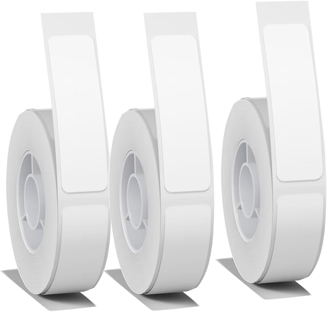 D30 Labels, Thermal Label Paper Replacement for Phomemo D30 Labels Tape Printer Maker Tape Refill for Print Master D30 Q30 D35 Labels Refill (White, 12mm*40mm 3 Rolls)
