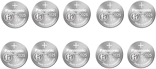 10 Pack -- Panasonic Cr2025 3v Lithium Coin Cell Battery Dl2025 Ecr2025