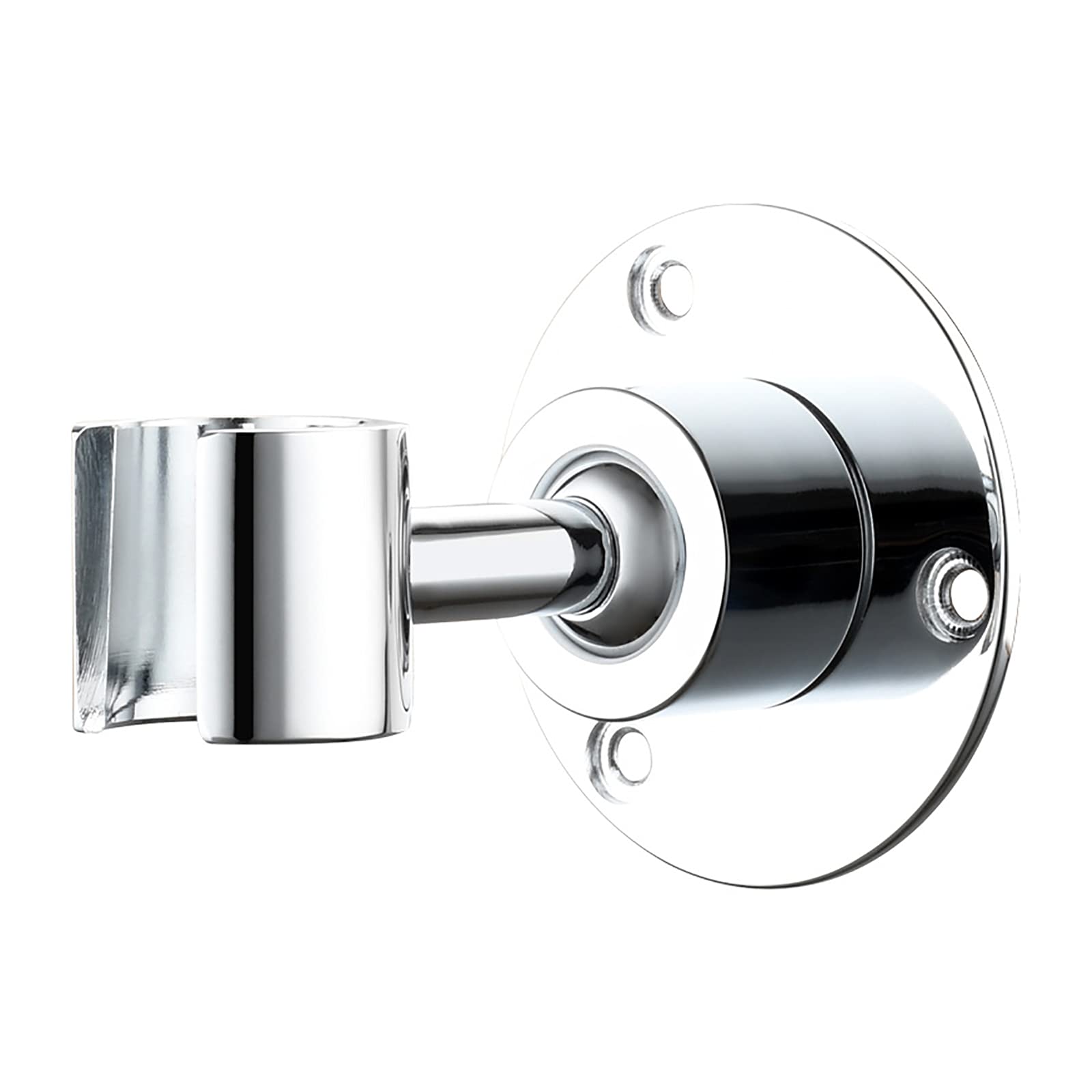 Shower Head Brackets, Adhesive Rotatable Wall Mount Brass Shower Wand Holder(Chrome)