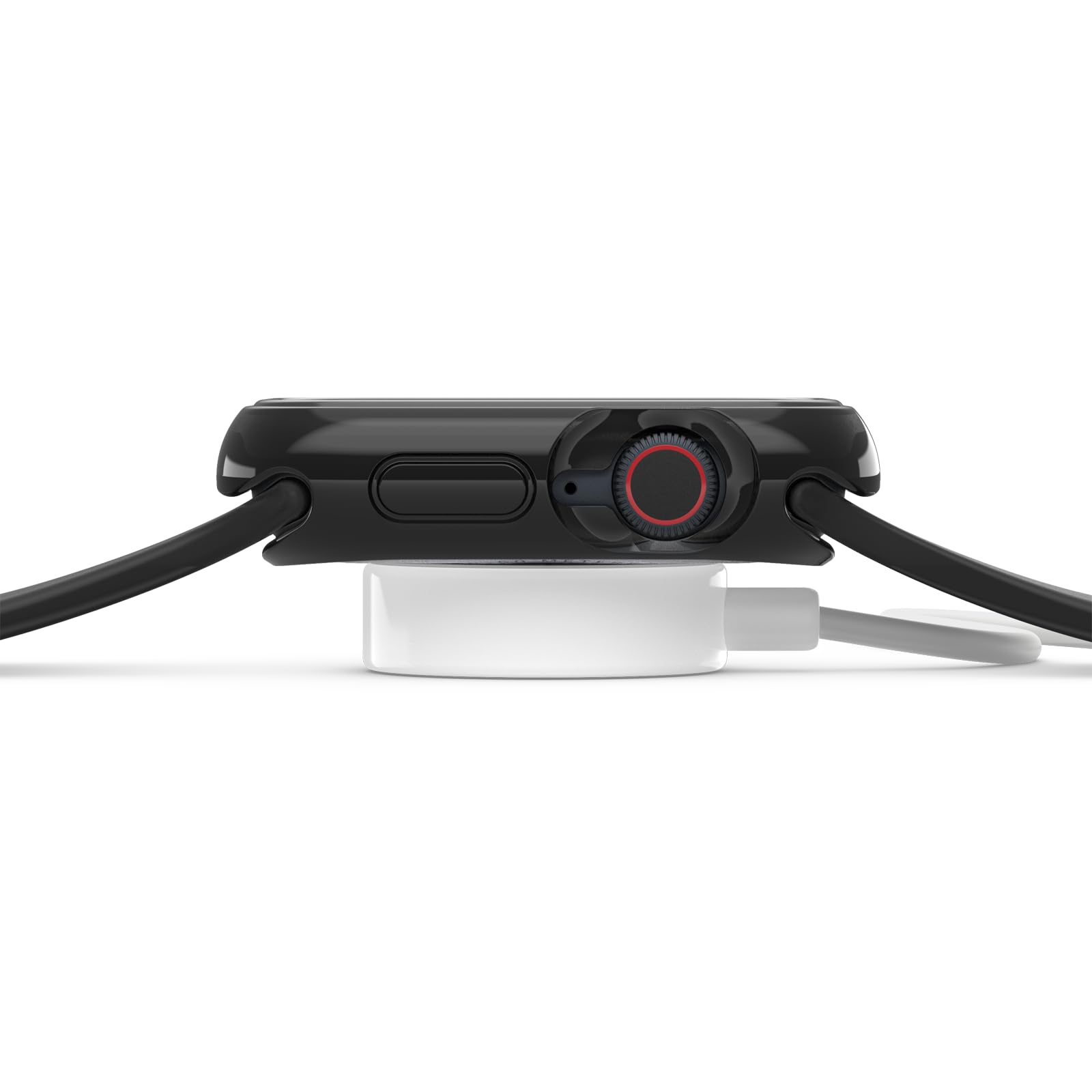 Watch Bumper OtterBox do Apple Watch Series SE (2nd/1st gen)/6/5/4-44mm, odporne na wstrząsy, odporne na upadki, smukłe etui ochronne na zegarek Apple Watch, chroni wyświetlacz i krawędzie, Czarne