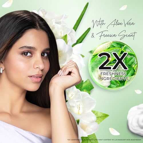 Lux Shower Gel, Freesia Scent & Aloe Vera Bodywash, Skin Cleanser With Long Lasting Fragrance, Paraben Free, 245 Ml - Image 4